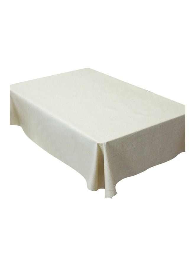 Polyester Tablecloth White 94x55inch