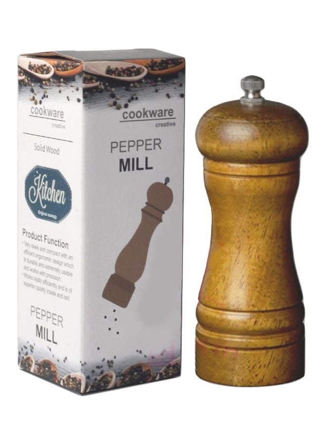 Chuyifang Seasoning Pepper Mill Brown 15x8x5cm - Image 2