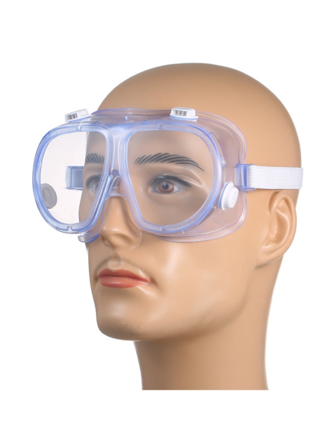 Anti-Splash Disposable Goggles Blue/Grey  - Image 2