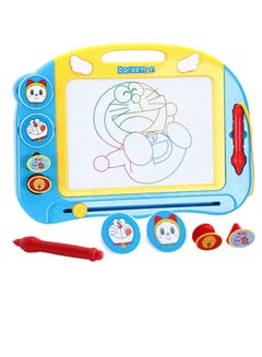 Cool Baby 2-In-1 Magnetic Magic Slate Drawing And Writing Board Blue/Yellow  - Image 2