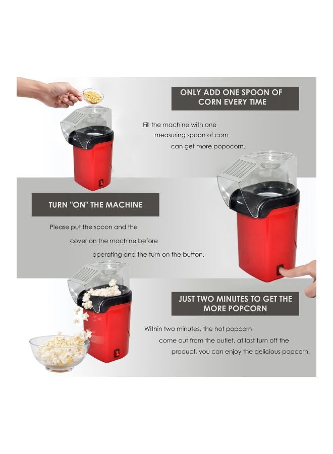 Electric Popcorn Maker 1200W 1200 W H32035EU Red/Black  - Image 5