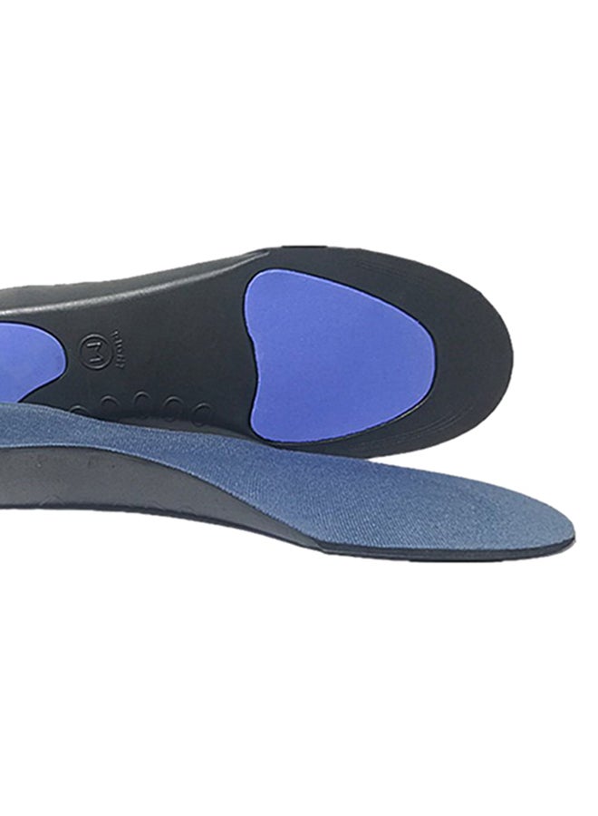 Generic Pair Of Orthopedic Foot Arch Support Insole Pad Blue/Black  - Image 2