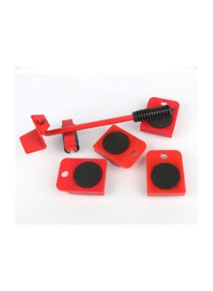 Generic 5-Piece Furniture Lifter Slider Set Red 32x9cm  - Image 3