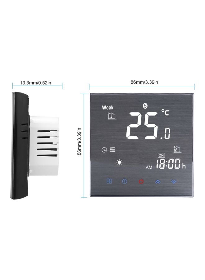 LCD Display Touch Screen Temperature Controller White/Grey - Image 2