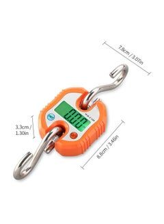 WeiHeng Electronic Digital Luggage Scale Orange/Silver  - Image 3