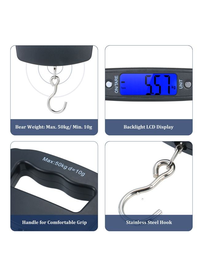 Digital Luggage Scale Black - Image 5