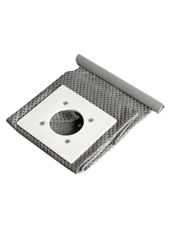 Non-Woven Vacuum Cleaner Dust Bag White/Grey 75grams 