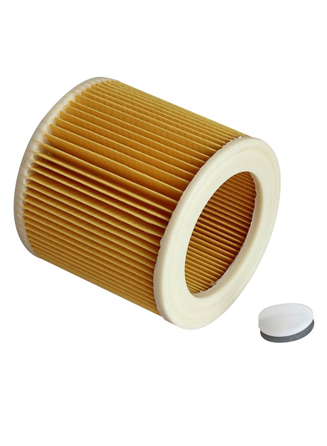 Generic - Replacement Vacuum Cleaner Filter With Net Part DQ15600 Brown/Beige/White - Image 1
