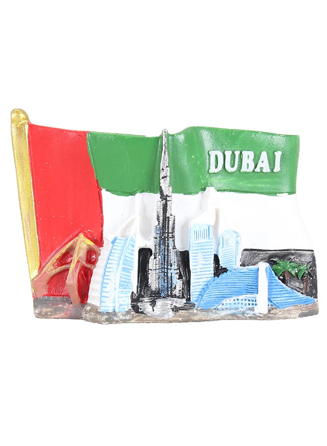 Al Jaber Dubai Design Fridge Magnet uae flag L-6.5/H-5centimeter