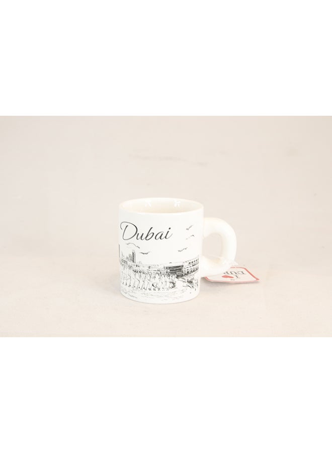 Al Jaber Dubai Downtown Design Mug Black/White bk - Image 1