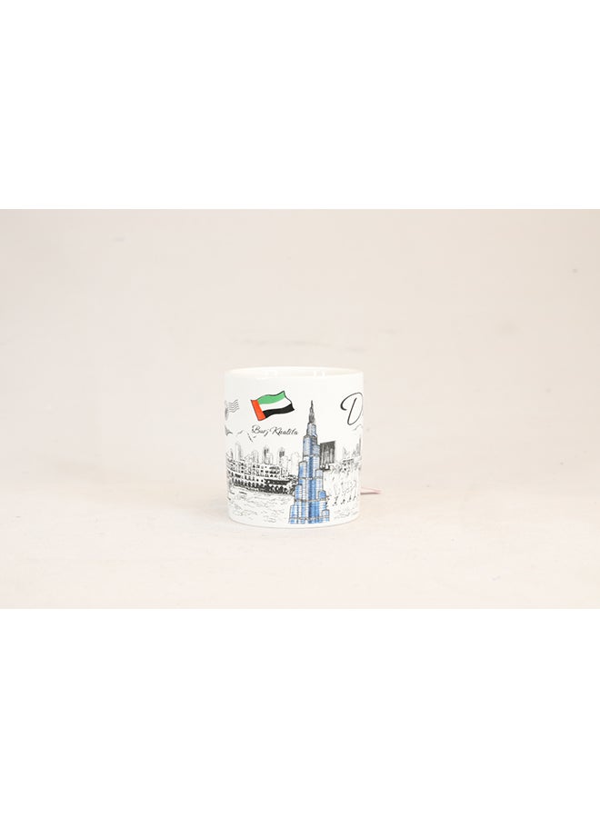 Al Jaber Dubai Downtown Design Mug Black/White bk - Image 2