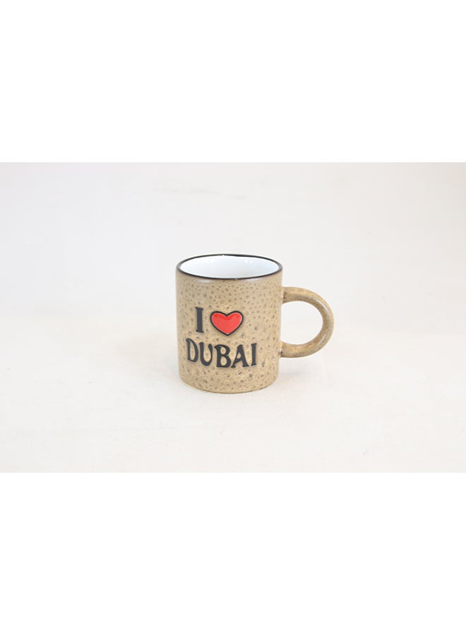 Al Jaber Dubai Stoneware Design Mug Brown/Store Finish - Image 3