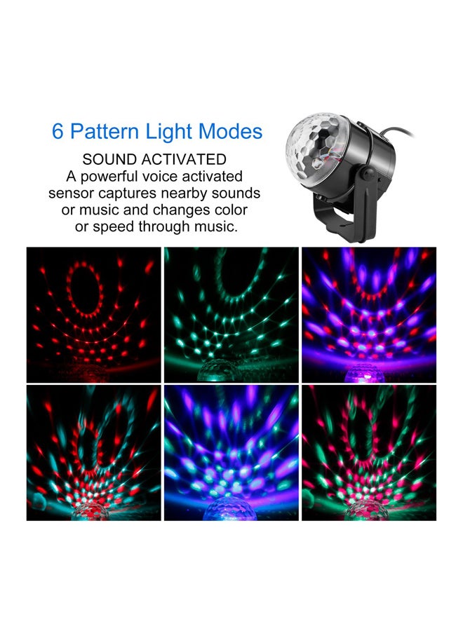LED Party Light With Remote Control Multicolour 125x105mm - Image 5