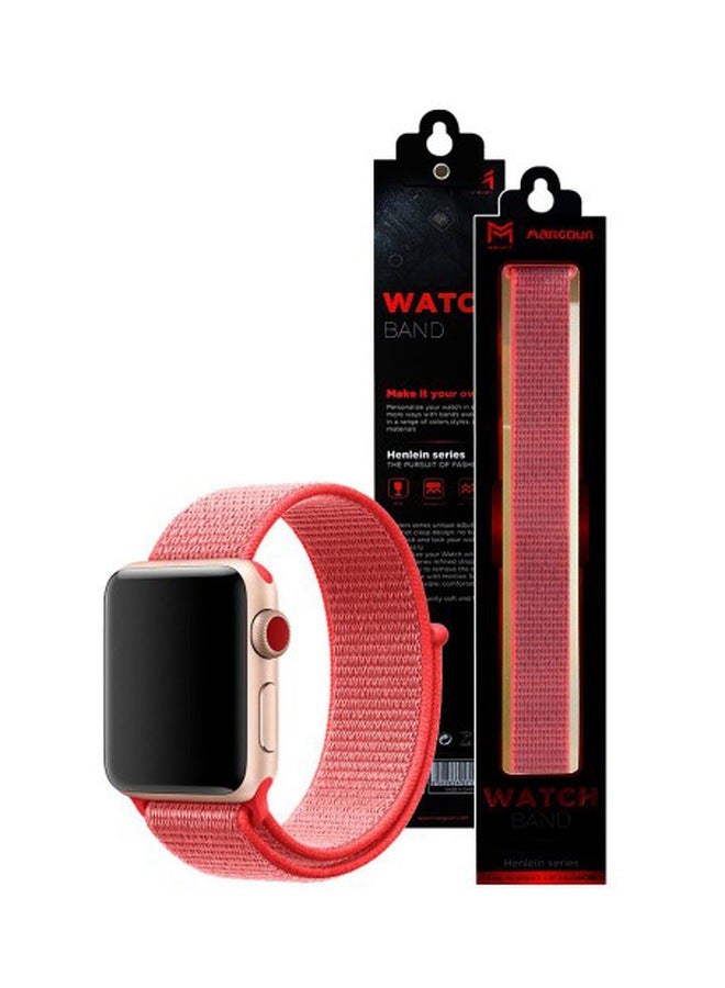 MARGOUN - Henlein Series Replacement Smartwatch Band For Apple 42/44 mm Strawberry - Image 1
