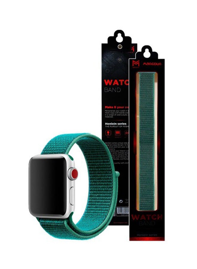 MARGOUN - Henlein Series Replacement Band For Apple Watch 42/44mm Cyan - Image 1