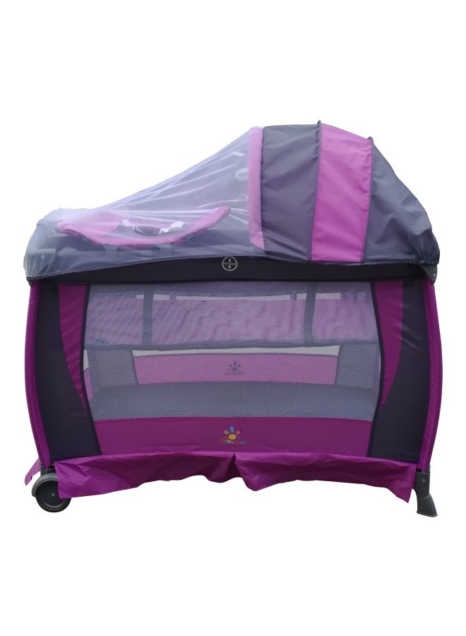 Baby love - FoldableBaby Playpen 2 Layers With Toys-27-960B - Image 1