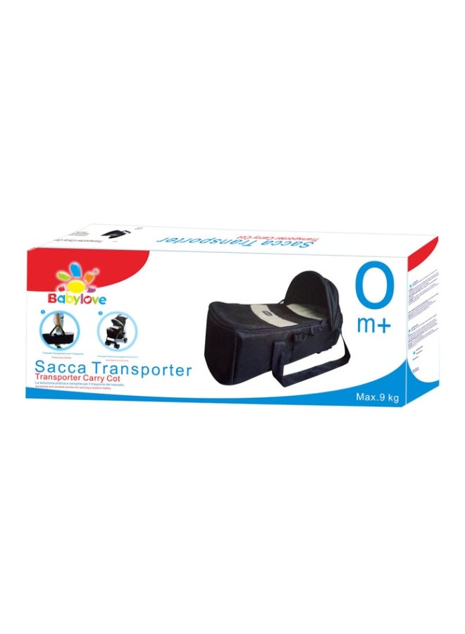 Baby love Sacca Transporter Carry Cot, Lightweight Material, Comfortable, Durable, Fabric Quality and Metal Framework  - Image 3