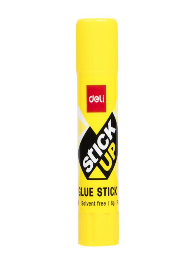 Deli 12-Piece Stick Up Glue Set Yellow - Image 1
