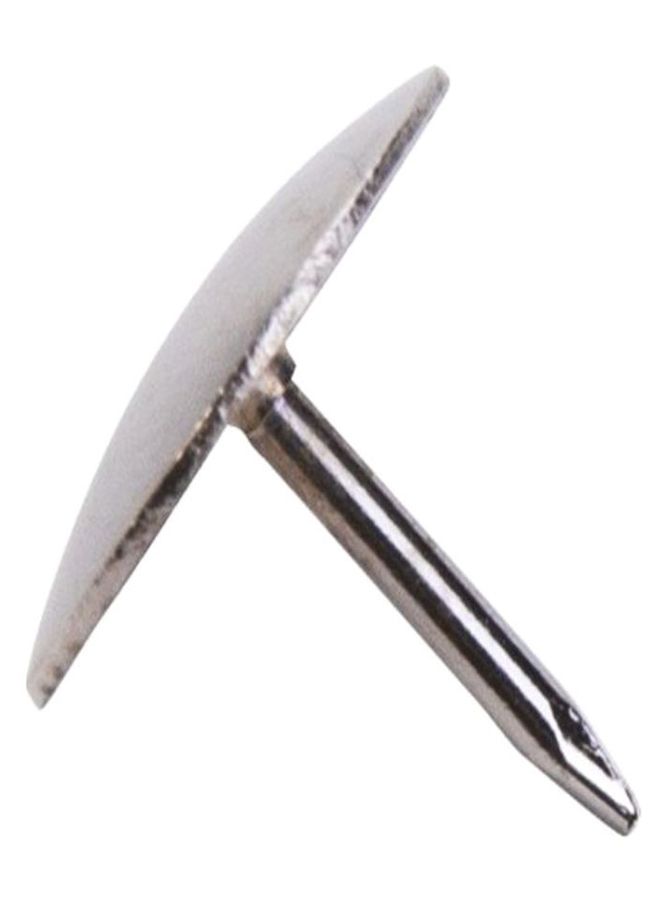 Deli 100-Piece Thumb Tack Set Silver - Image 2