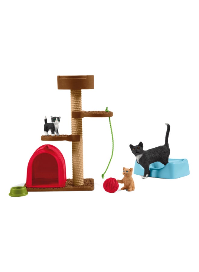 شليتش مجموعة لعب بتصميم قطة لطيفة - Image 1