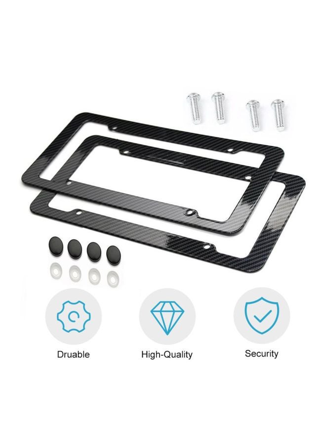 Generic - 2-Piece License Plate Frame With Screw Kits - Image 1
