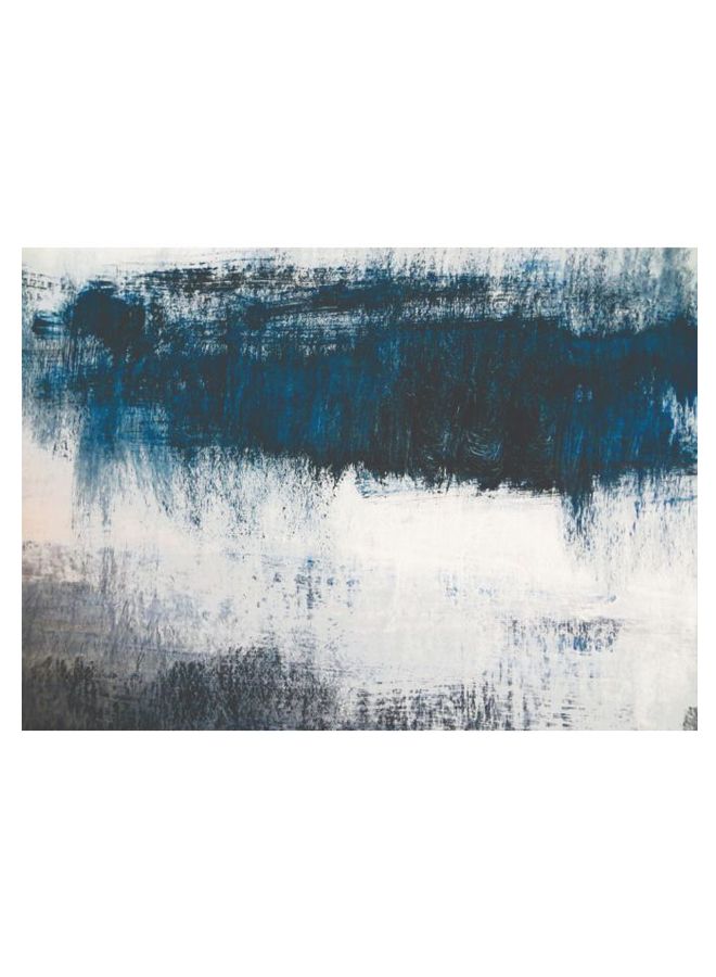 ROSE HAND Printed Fantasy Canvas Painting Blue/White 50 x 70centimeter - Image 1