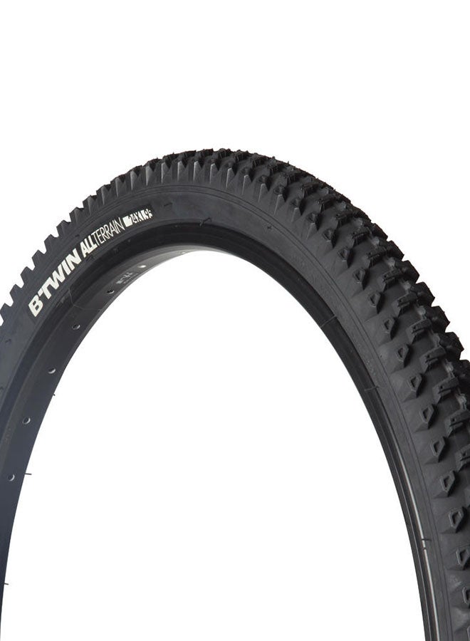 Btwin - Stiff Bead Bike Tyre 24 x 1.95cm - Image 1