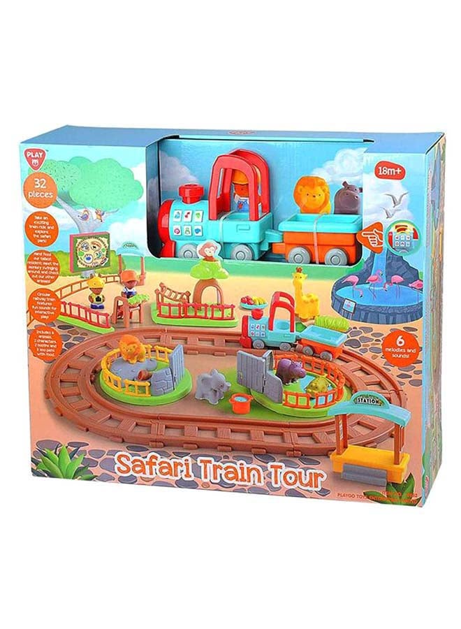 PLAYGO Safari Train Tour Play Kit - Image 1