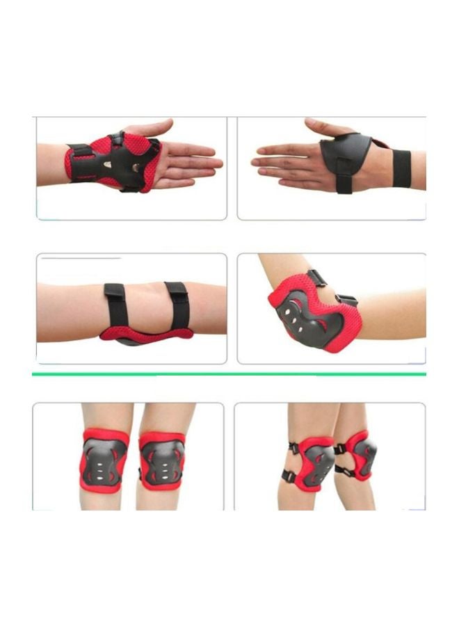 SAPU 6-Piece Roller Skating Protective Elbow And Knee Pads  - Image 2
