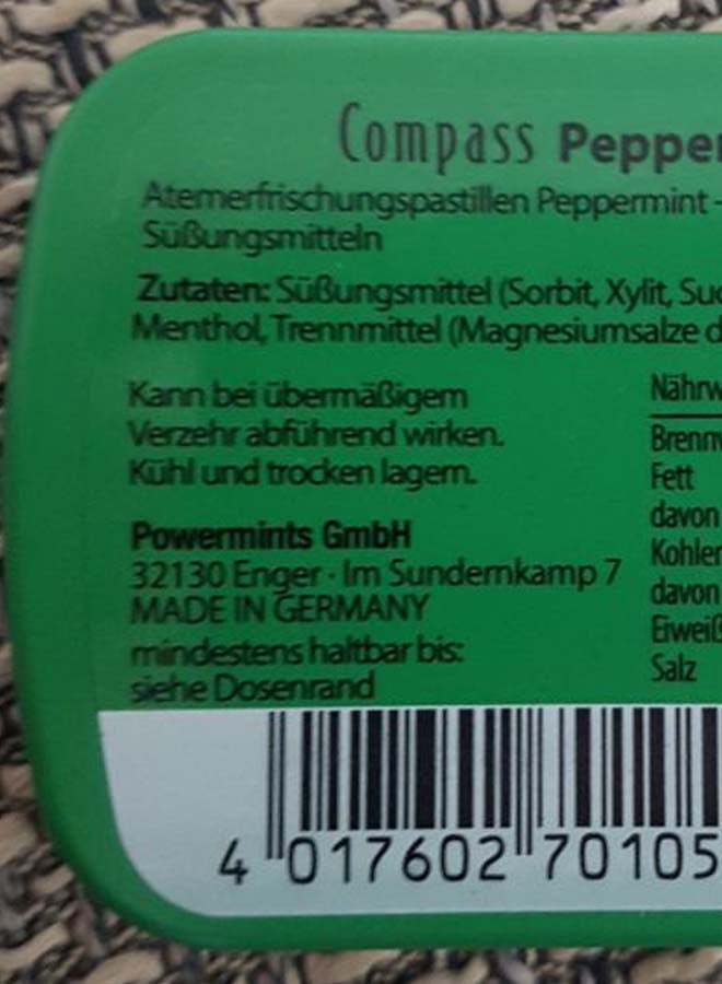 Compass Peppermint Limited Edition Fresh Mints - Image 2