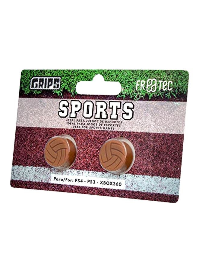 إف أر - تيك طقم أزرار التحكم بالإبهام رياضية لأذرع التحكم لأجهزة بلايستيشن وإكس بوكس من قطعتين - Image 3