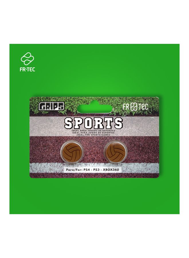 إف أر - تيك طقم أزرار التحكم بالإبهام رياضية لأذرع التحكم لأجهزة بلايستيشن وإكس بوكس من قطعتين - Image 4