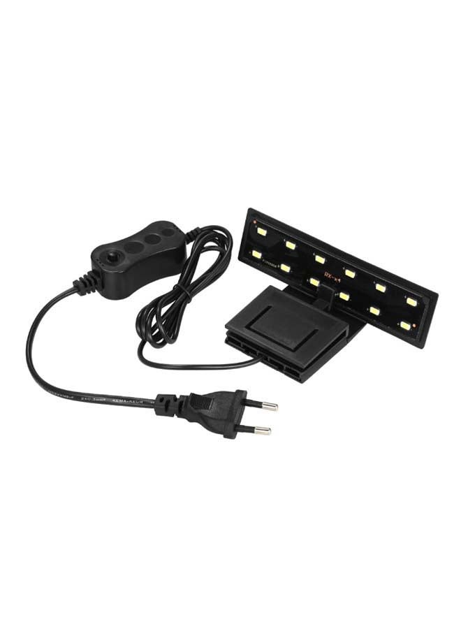 Generic 12-LED Ultra-Thin Aquarium Clip-On Light Lamp Black 130 x 75cm  - Image 1
