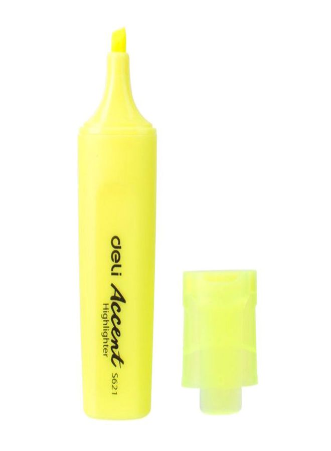 ديلي قلم تحديد برأس مشطوف أصفر - Image 1