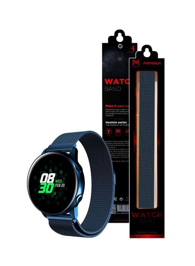 MARGOUN Henlein Series Replacement Band For Samsung Galaxy Active/Active 2 40/44 mm Blue - Image 2