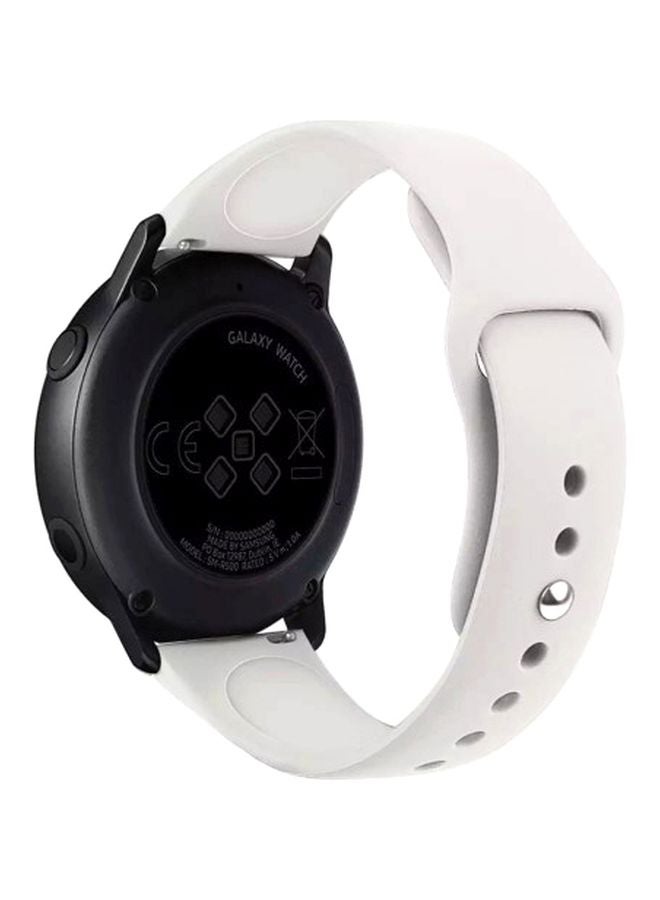 MARGOUN Henlein Series Replacement Band For Samsung Galaxy Active/Active 2 40/44 mm White - Image 1