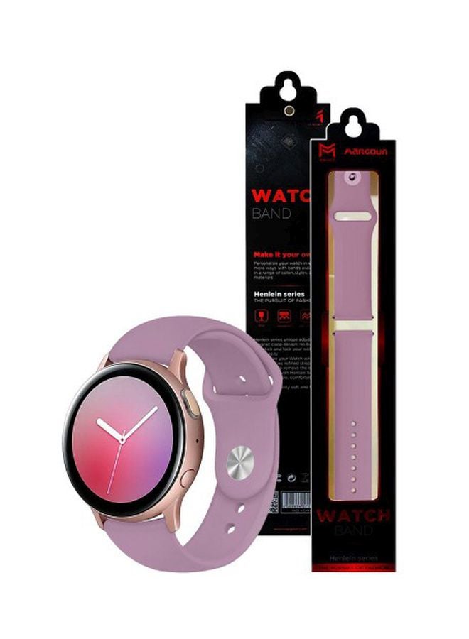 MARGOUN Henlein Series Replacement Band For Samsung Galaxy Active/Active 2 40/44 mm Purple - Image 2