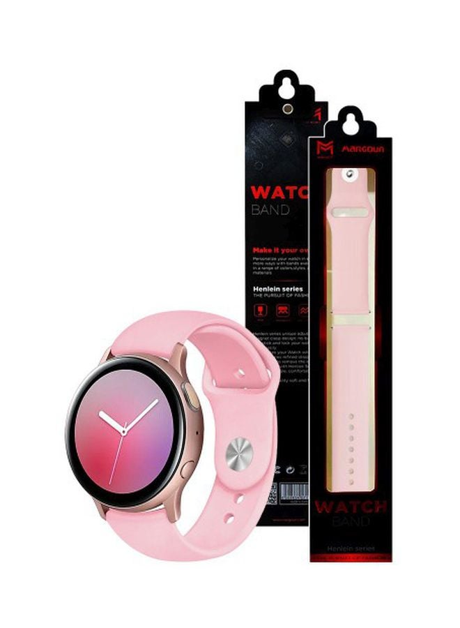 MARGOUN Henlein Series Replacement Band For Samsung Galaxy Active/Active 2 40/44 mm Pink - Image 2