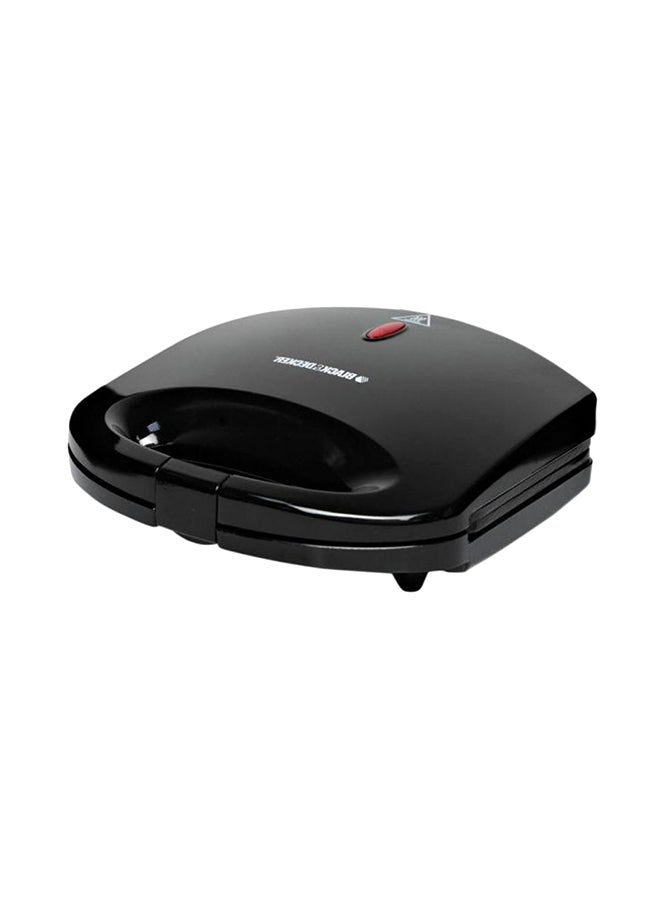 بلاك اند ديكر ماكينة صنع السندوتشات سعة قطعتين 600 W TS1000 أسود - Image 1