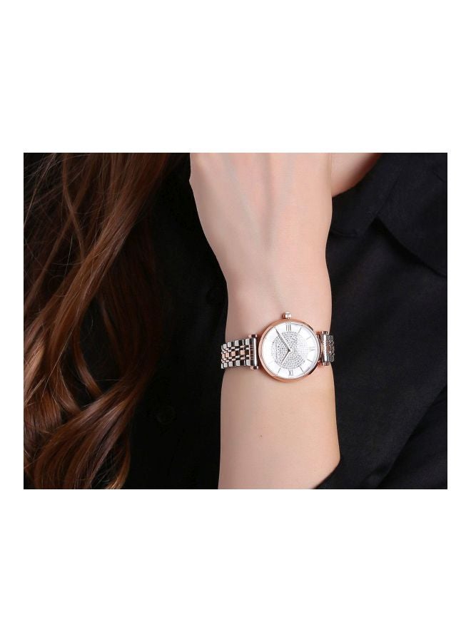 EMPORIO ARMANI - Women's Retro Analog Watch AR1926 - Image 1