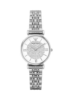 امبوريو ارماني ساعة بعقارب مضادة للماء طراز AR1925 للنساء  - Image 1