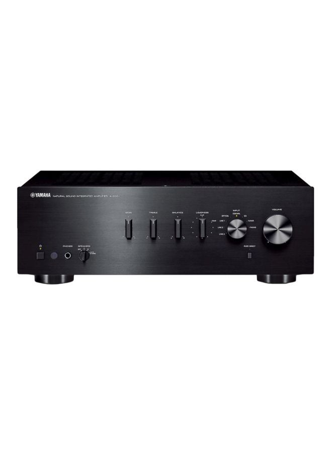 YAMAHA Integrated Amplifier With Remote A-S301 Black - Image 1
