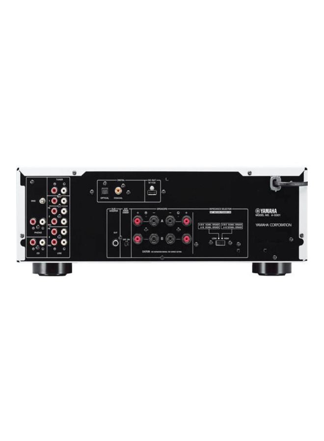 YAMAHA Integrated Amplifier With Remote A-S301 Black - Image 2