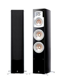 YAMAHA 3-Way Bass Reflex Floorstanding Speaker NS-555 Black  - Image 2