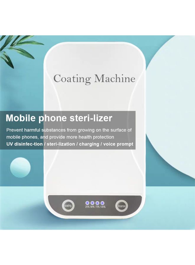 Multi-Function UV Sanitizing Box White 27 x 17 x 5.5cm