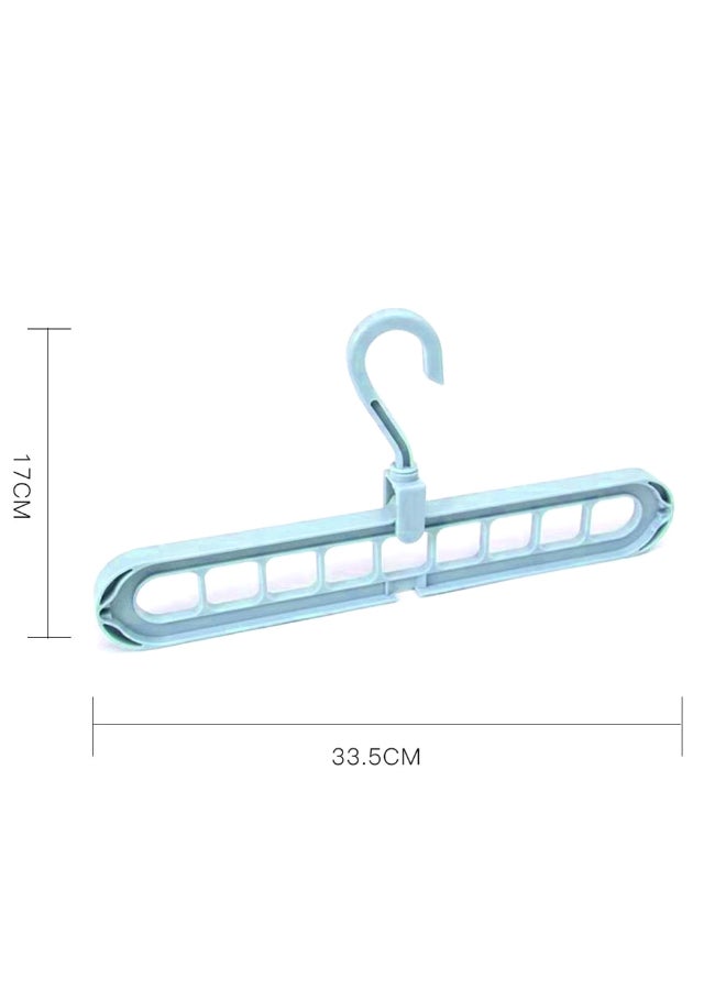 شماعة قابلة للف مضادة للانزلاق متعددة الاستخدامات أزرق 17 x 33.5سم - Image 2