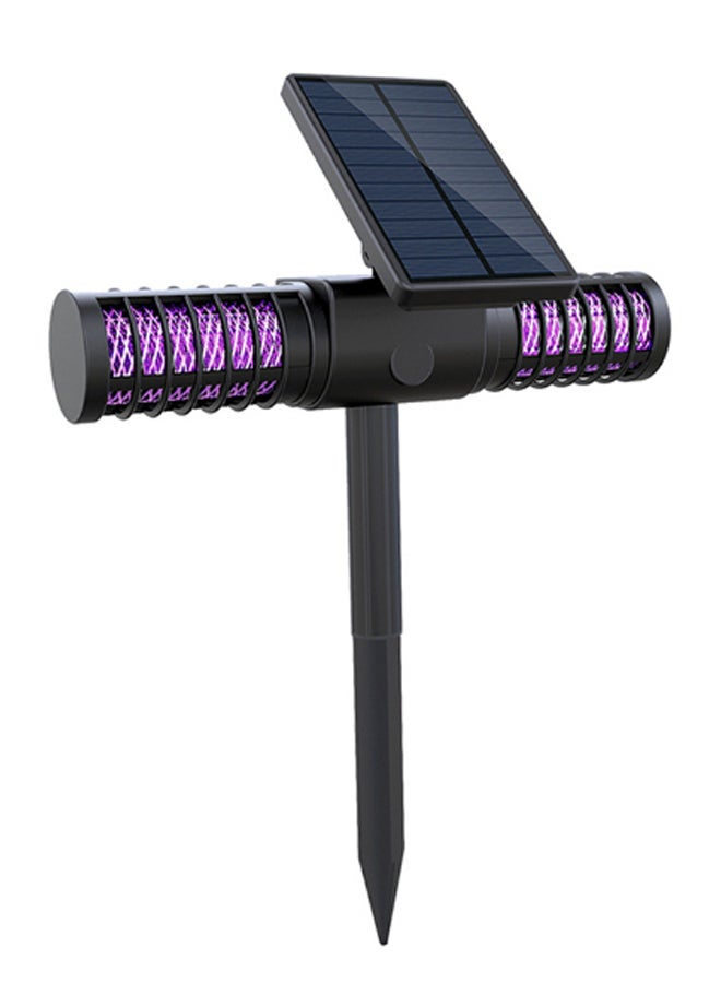 LED Solar Mosquito Killer Lamp Silver/Black  - Image 2