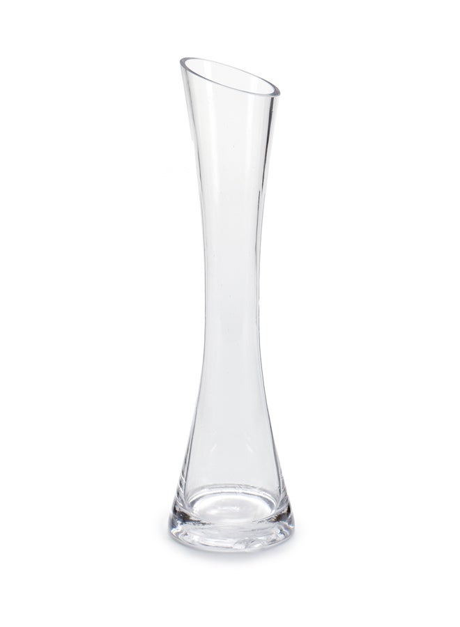 Decorative Conical Shape Glass Vase Clear 6.7x6.7x29.5centimeter - v1593278135/N38960313A_1