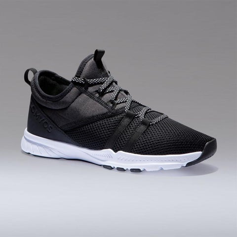 DECATHLON Women's 120 Mid Training Shoes Black Best Price Egypt