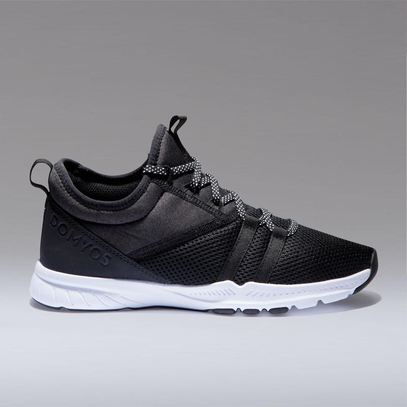 DECATHLON Women's 120 Mid Training Shoes Black  - Image 3
